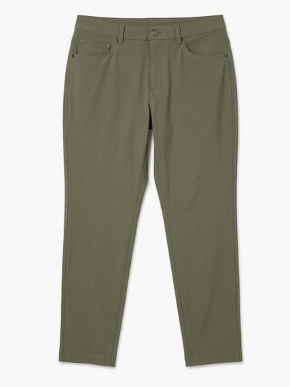 Lululemon ABC Slim-Fit 5Pkt Pant 30L Warpstreme Army Green ARMG 32x30